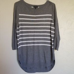 Gray and white sweater The Limited medium